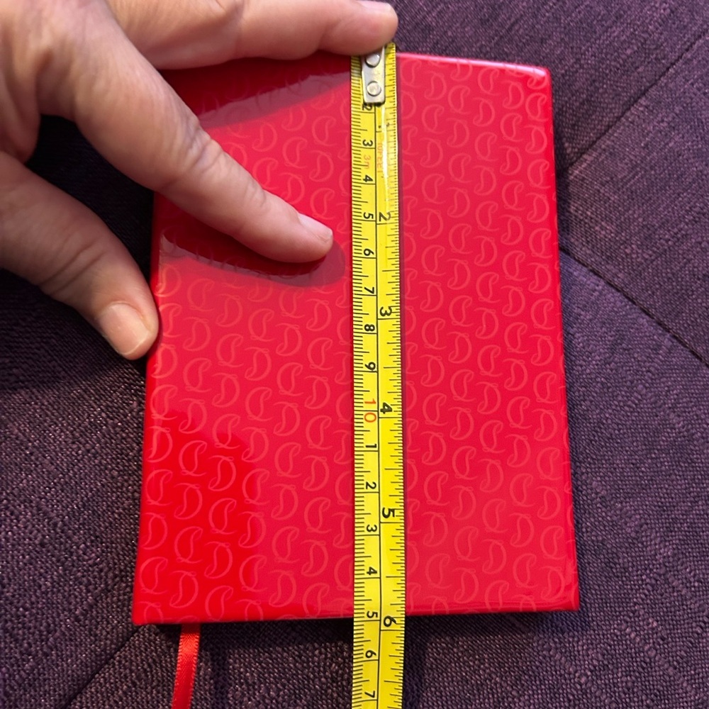 Christian Louboutin Red Notebook NWOT - Picture 3 of 10